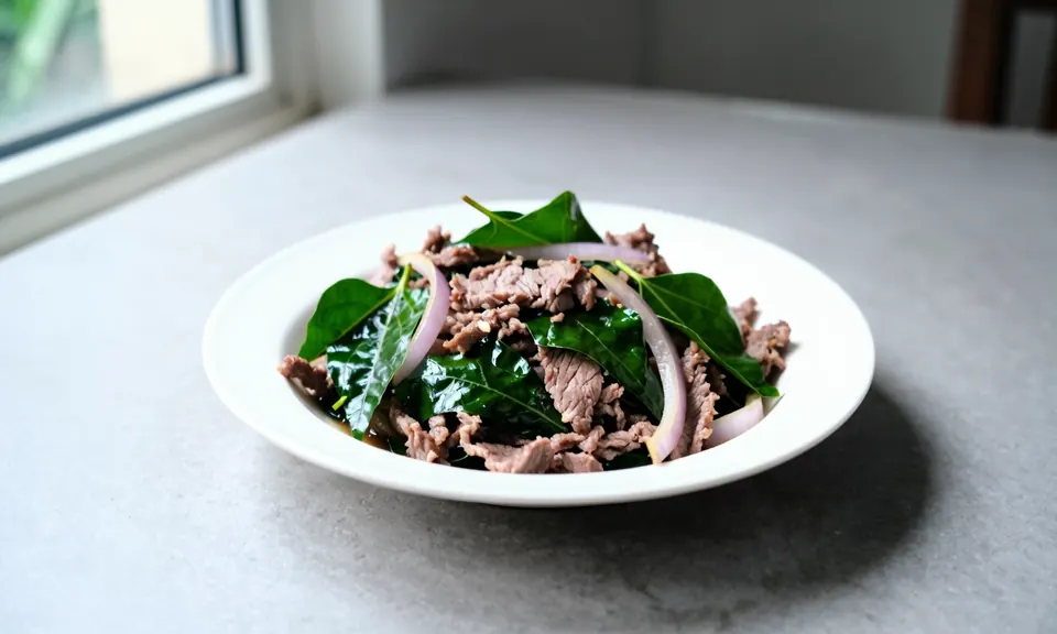 Thịt bò xào lá lốt